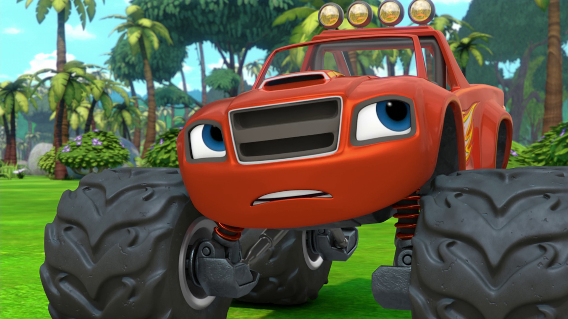 Blaze And The Monster Machines Need For Blazing Speed Image - S3E17 Blaze thinking "I can't drive...".png | Blaze and the